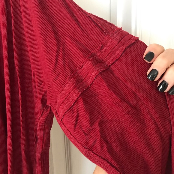 Anthropologie Willamette Deep Red Tunic - Picture 6 of 7